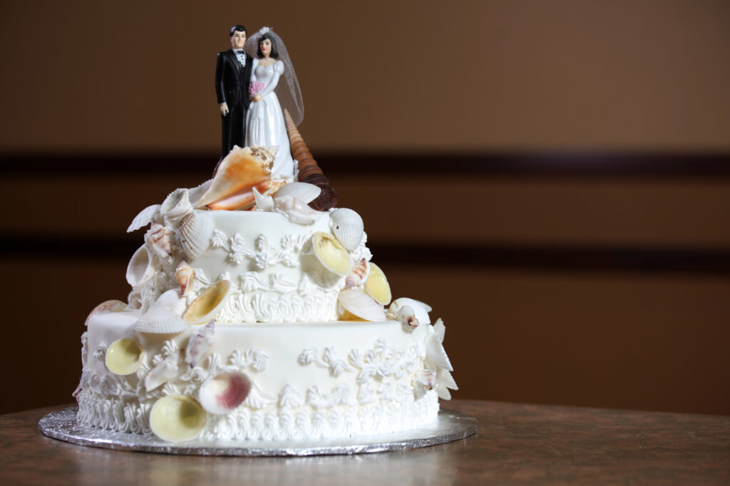 Bride and Groom Cake Topper